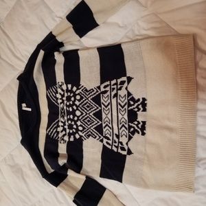 Pink Blush owl sweater size M